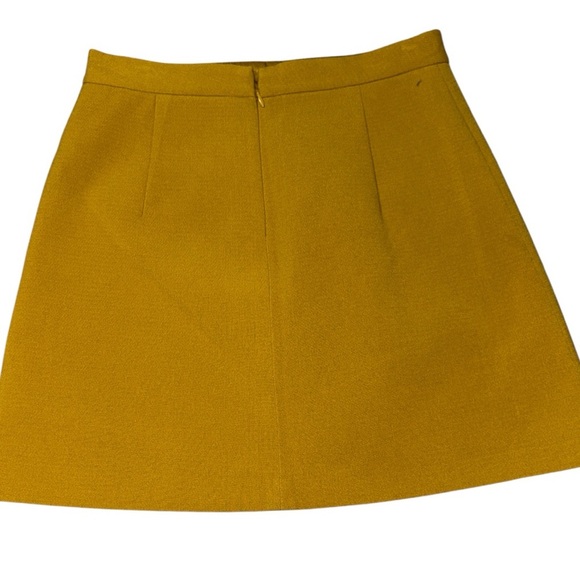 Zara Mustard Mini Skirt - Picture 3 of 4